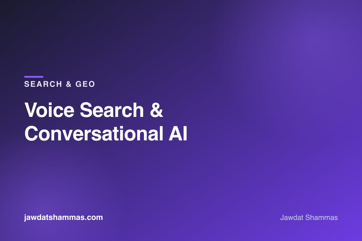Voice search and conversational AI as the next frontier for Middle East businesses